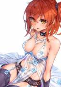 Master Gudako trying on royal icing