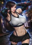 Sweaty Pit Tifa Lockhart [Final Fantasy VII Remake]