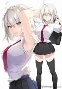 Jeanne Alter in Uniform