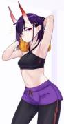 Sweaty Shuten After Workout [Fate/Grand Order]