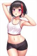 Sweaty Mitake Ran [BanG Dream!]