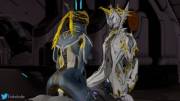 Mesa and Valkyr having fun with Excal (Fiishdude)