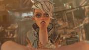 Tyreen plays with the tip (Sfmlover22)