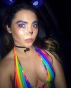 McKayla Maroney as some kind of Rainbow Dog