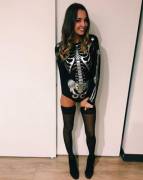 Cute skeleton costume