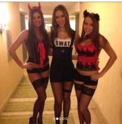 2 devils and 1 swat member