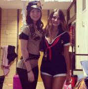 Police officer and a sailor