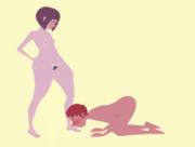 So many positions! (Animation from tumblr, x-post /r/facesitting)