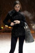 Fully clothed and smoking... hot