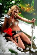 broke her magic armor