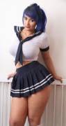 In her little sailor costume