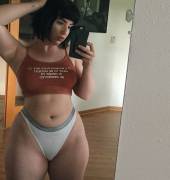 I want her to smother me...