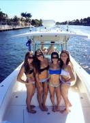 Four on a boat