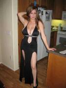 Milf in a black Dress