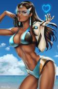 [F] Symmetra's Beach Attire [dandonfuga]