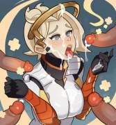 [FxDongers] Mercy healing some dicks [SplashBrush] (Clean ver in comments)