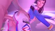 [FxM]D.Va Laying On Her Side (SFMsandwich)