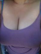 My cleavage in my favorite color. :)