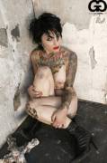 Beautiful Tattooed Kate from GodsGirls.com