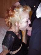 Bat eyed blowjob