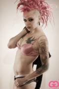 pink-haired punk Roxy from GodsGirls.com