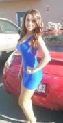 Little blue dress