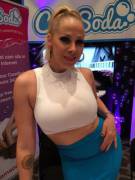 Gianna at this year's AVN expo (XPost from r/PornstarFashion)