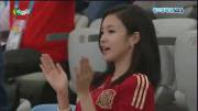 Support of Spain in the World Cup
