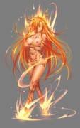 Hot flame spirit