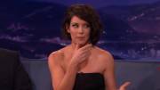 Evangeline Lilly being silly, still looks like a goddess (x-post /r/TalkShowGirls)