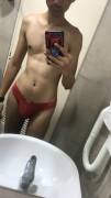 So I tried gyming. Hoping to get thicker in 6 months. 
