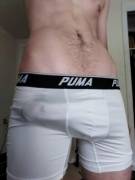 Precum through my whites shorts