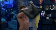 BB20 Brett Robinson Shirtless swinging a bag