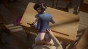 Dva Having Fun In School [Overwatch]