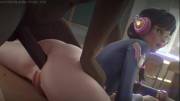 D.Va anal fuck (FPSBlyck) [Overwatch]