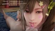 Misaki licking (stukove)[Dead Or Alive]