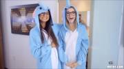 Anny Aurora &amp; Eliza Ibarra - Onesie Twosie Threesome