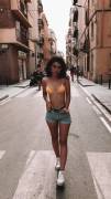 Sara Llamas in Barcelona