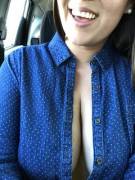 Going braless today at work 