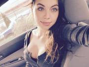 In the car