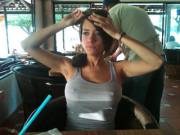 Having lunch