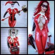 Bianca Beauchamp Dresses as Harley Quinn