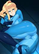 Zero suit samus wants you to stop looking.