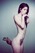 Foxtailed shot