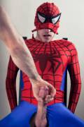 Jacking Spiderman wannabe