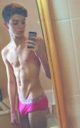 Hot twink in underwear