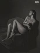 Irina Shayk nipple peek in GQ