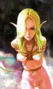 Angry slave elf