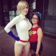 Power Girl and Wonder Girl