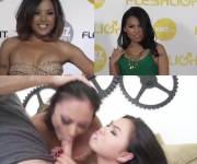 Kaylani Lei &amp; Cindy Starfall, Red Carpet